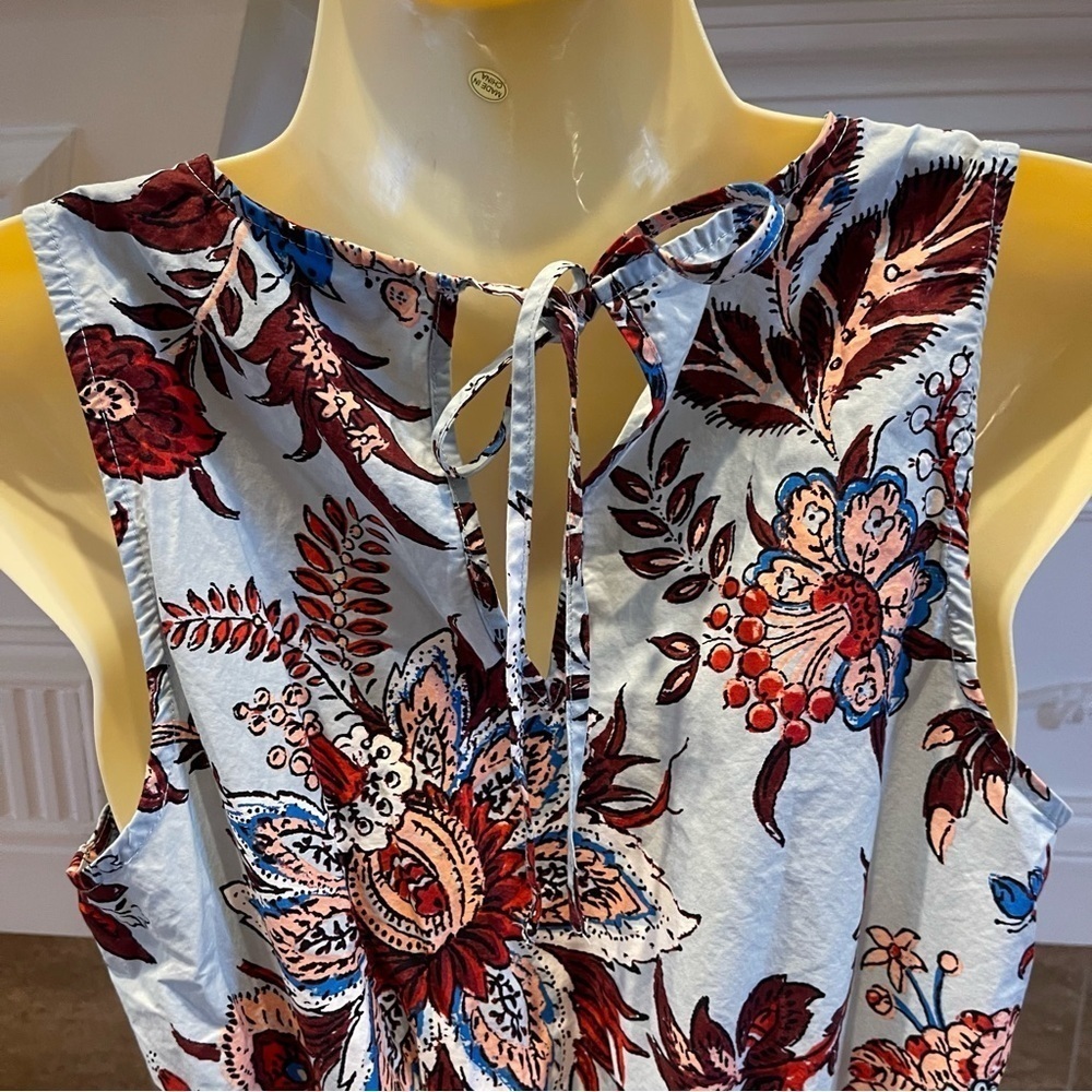 RHODE X Target Womens Large Leafy Print Cutout Midi Dress Medium - Picture 9 of 16